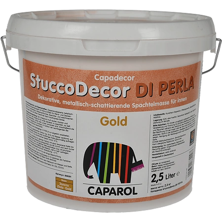 Vopsele lacuri si lazuri - Masa de spaclu decorativa Caparol StuccoDecor DI PERLA 2.5 l