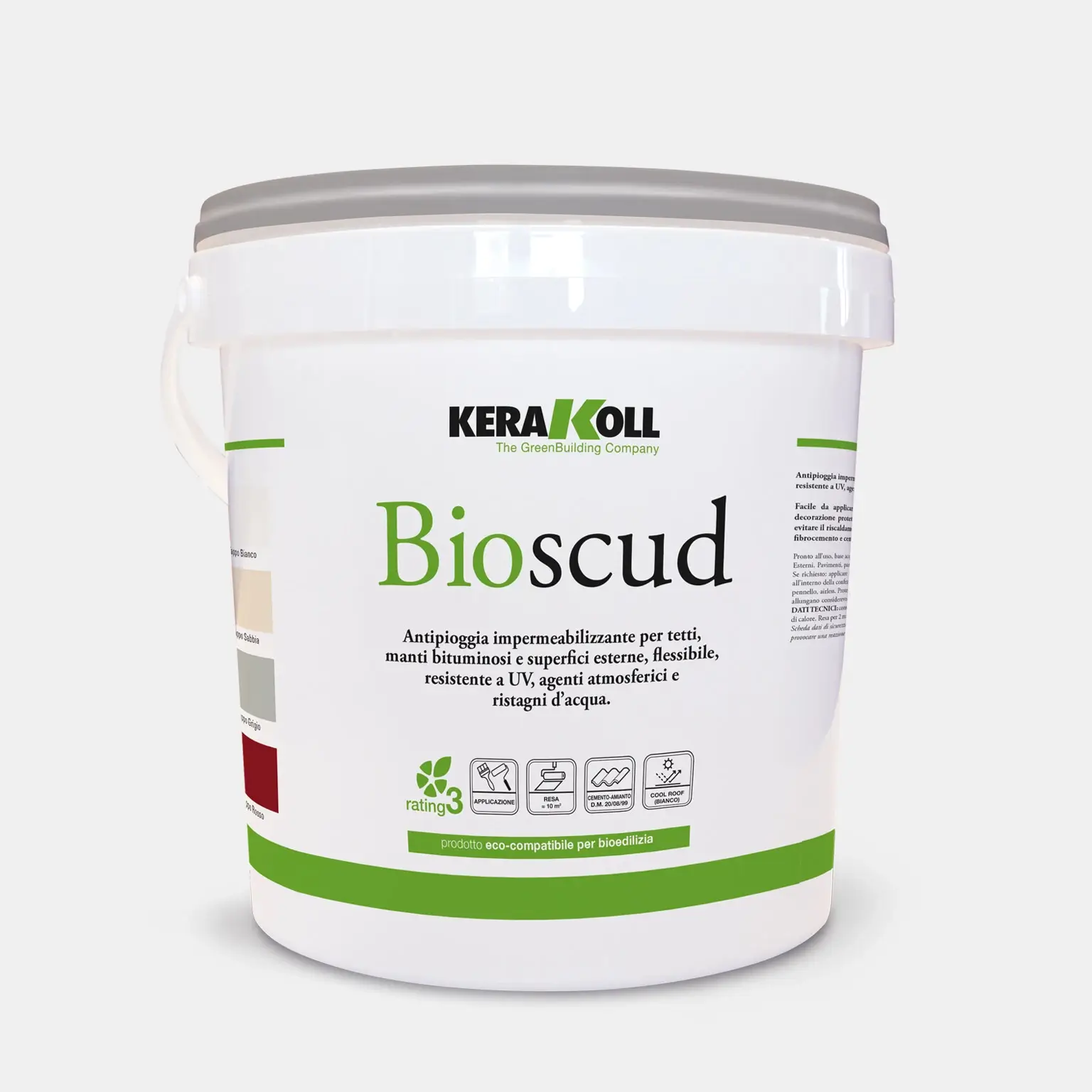 Hidroizolatii acoperis terase - Membrana hidroizolatie lichida Kerakoll Bioscud