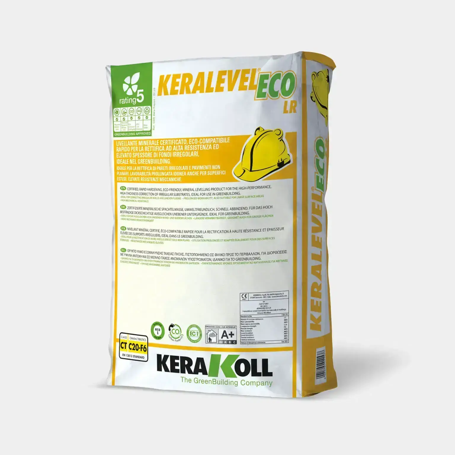Mortare - Mortar nivelare orizontala si verticala Kerakoll Keralevel Eco LR 25 kg