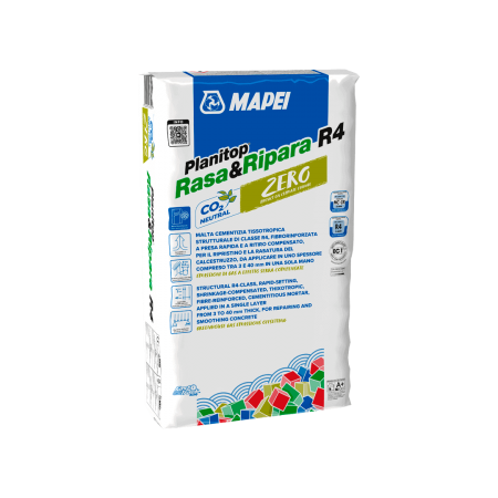 Mortare - Mortar reparatii si finisare Mapei Planitop Rasa&Ripara R4 Zero 25 kg