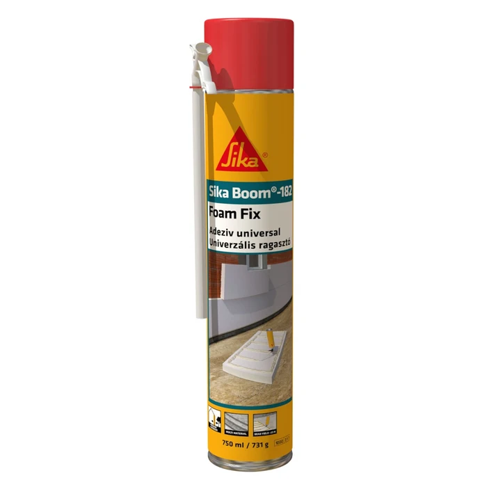 Spuma poliuretanica - Spuma poliuretanica lipire polistiren aplicare manuala Sika Boom 182 Foam Fix 750 ml