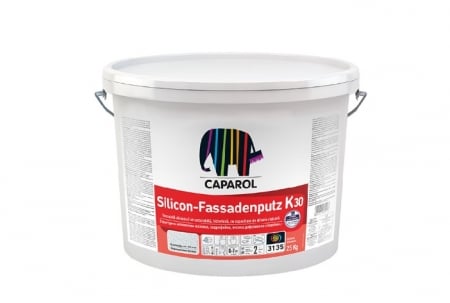 Tencuieli siliconice - Tencuiala decorativa siliconica alba Caparol Silicon FassadenPutz 25 kg