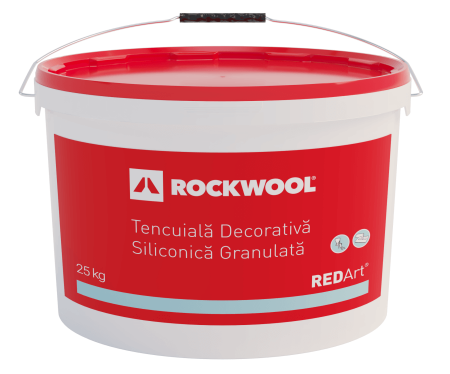 Tencuieli decorative - Tencuiala decorativa siliconica alba Rockwool REDArt 25 kg