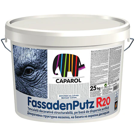Tencuieli acrilice - Tencuiala structurata acrilica Caparol FassadenPutz alba 25 kg