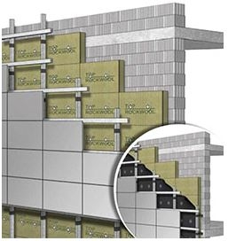 Vata minerala bazaltica Rockwool Ventirock Duo 40/115 kg/mc [1]