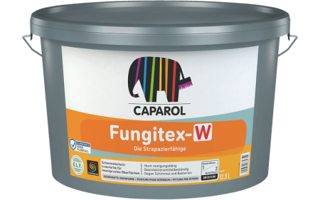 Vopsele lavabile interior - Vopsea latex antimucegai interior Caparol Fungitex W 12.5 l