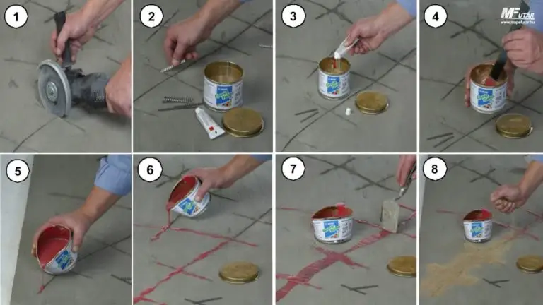 reparatia crapaturilor din beton cu pasta epoxidica