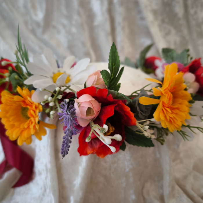 Coronita flori artificiale flori de camp, model 9 [2]