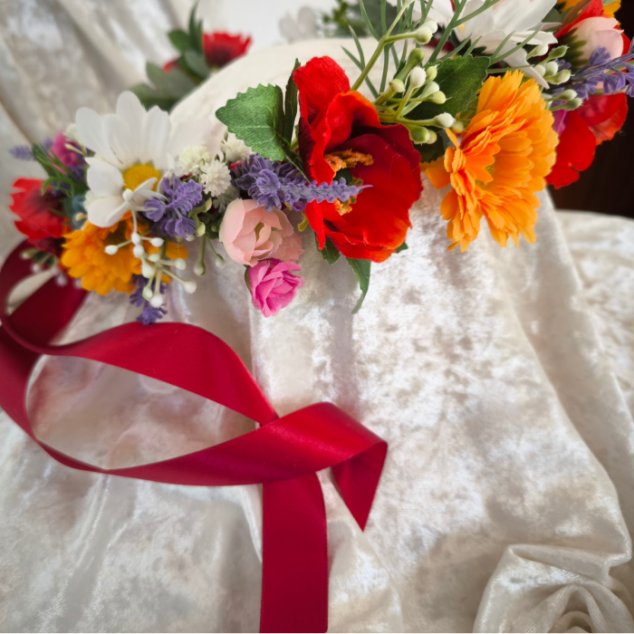 Coronita flori artificiale flori de camp, model 9 [3]