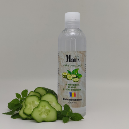 Produse cosmetice - Apa micelara cu roinita si extract de castravete, 250ml