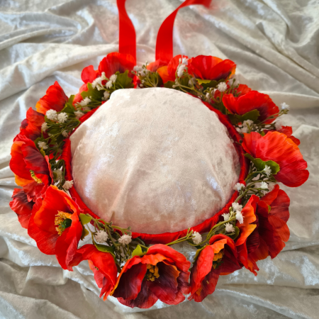 Coronita cu maci si gypsophila, model 8 [0]