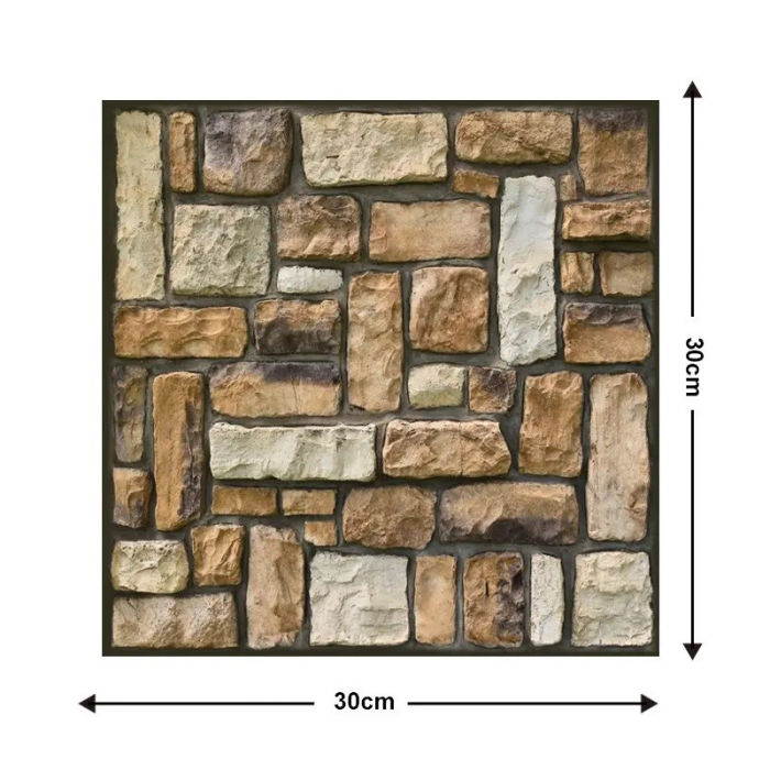 Tapet-3D-PVC-Maro [6]