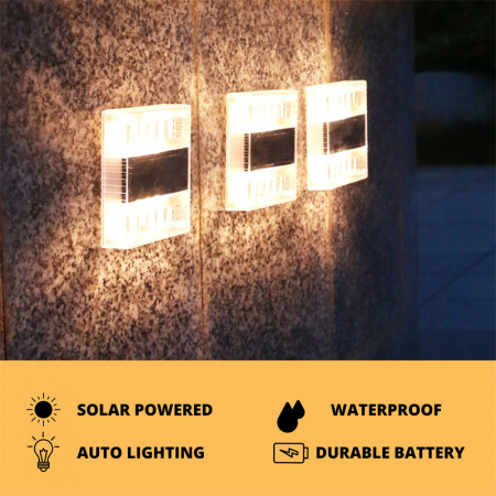 Iluminat solar pentru interior și exterior - Aplica-Solara-Compacta-Alb-Cald