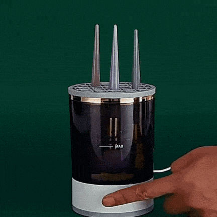 Curățător Electric Pensule Machiaj cu Vibrații Sonice, USB, Multifuncțional | BRUSHGENIE| [1]