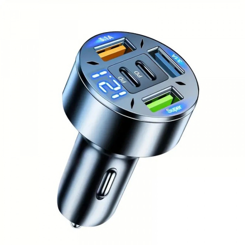 Accesorii Auto - Incarcator-Auto-5in1-65W