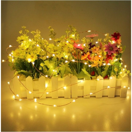 Instalatie Craciun, 10 metri, 100 LED-uri, multicolor RGB, sincronizare muzica, telecomanda 12 de functii, USB, fir cupru, liniar, interior/exterior, Flippy [2]