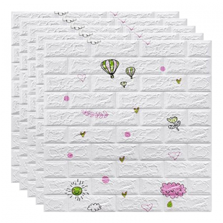 Tapet-3D-Baloane-Alb-70x77 [4]