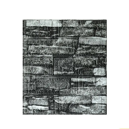 Tapet Autoadeziv - set-10-placi-tapet-3d--35-x-38-cm-grosime-3-mm-din-polietilena-model-caramida-suprafata-acoperita-1-33-mp-piatra-gri