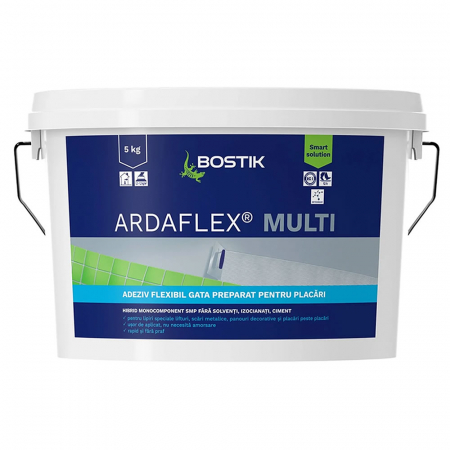 Adezivi parchet si SPC - Adeziv flexibil pentru placari Bostik Ardaflex Multi 5kg