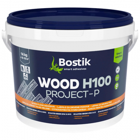 Adezivi parchet si SPC - Adeziv pentru parchet Bostik Wood H100 Project-P, interior 14kg