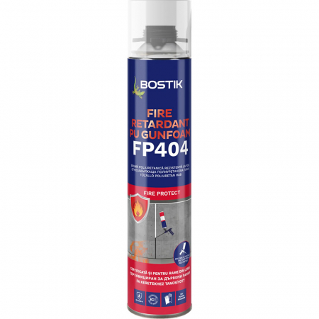 Etansanti si adezivi pentru constructii - Spuma poliuretanica rezistenta la foc Bostik FP 404 750ml