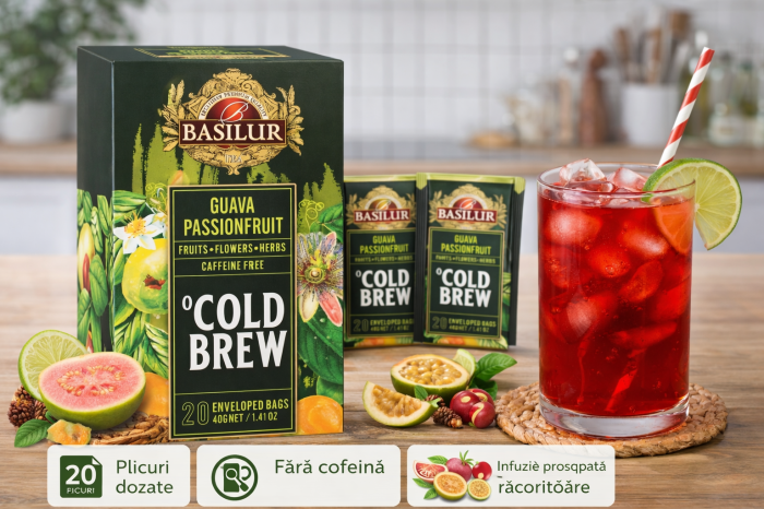 Basilur Brew Guava Si Passionfruit Ceai rece 20 plicuri [2]