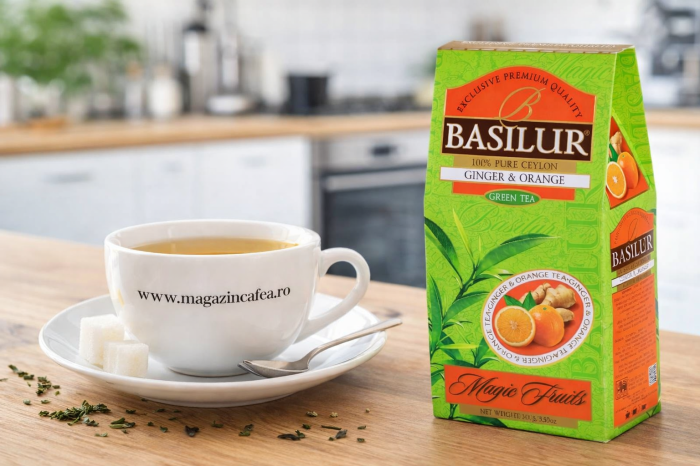 Basilur Ghimbir Si Portocala Ceai verde Refill [2]