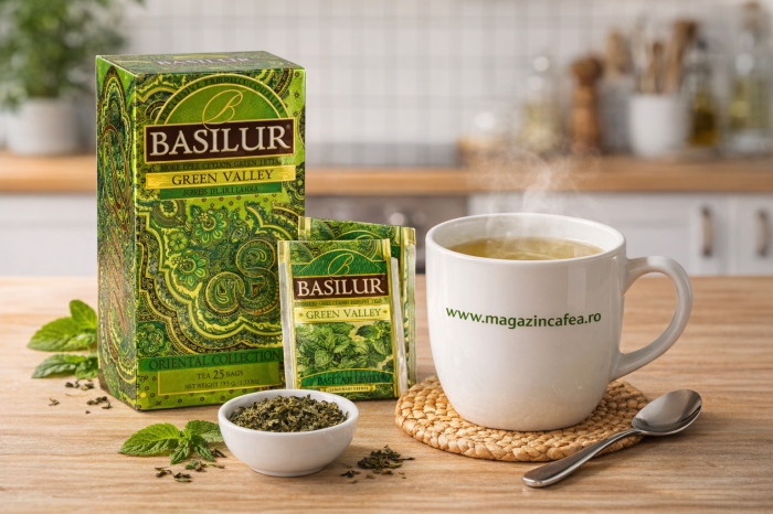 Basilur Green Valley ceai verde 25 plicuri [2]