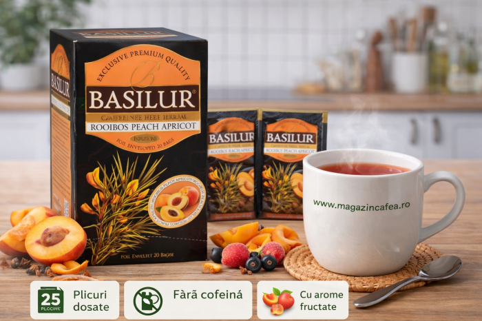 Basilur Rooibos Piersica Si Caisa Ceai mix, 25 plicuri [2]