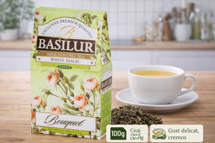 Basiliur White Magic Ceai verde refill, 100g [2]