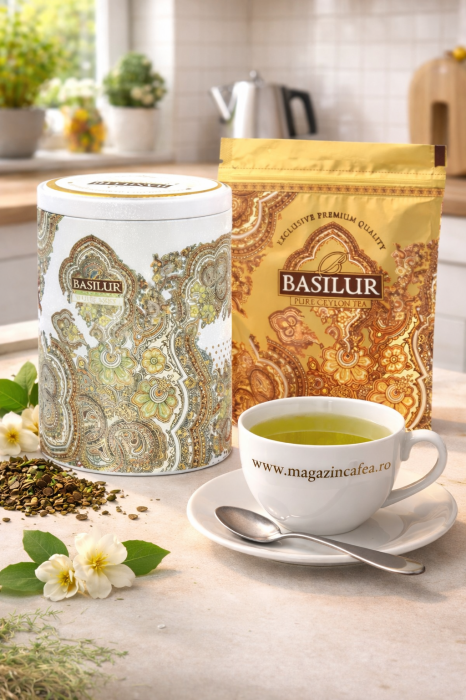 Basilur White Moon Ceai verde, 100g [3]