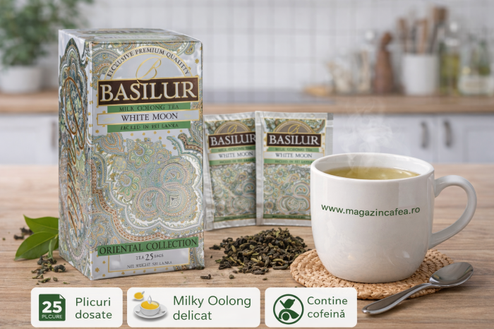 Basilur White Moon Ceai verde 25 plicuri [2]