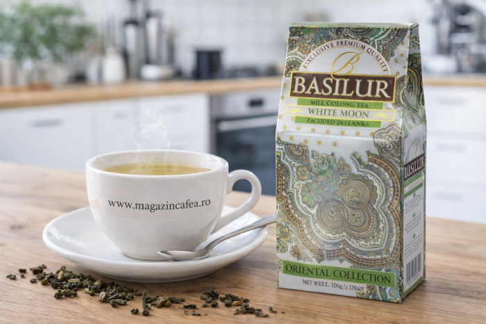 Basilur White Moon Refill Ceai verde 100g [2]