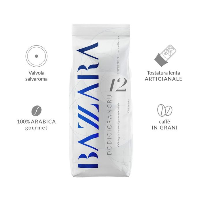 Bazzara Dodicigrancru Cafea boabe 1kg [2]