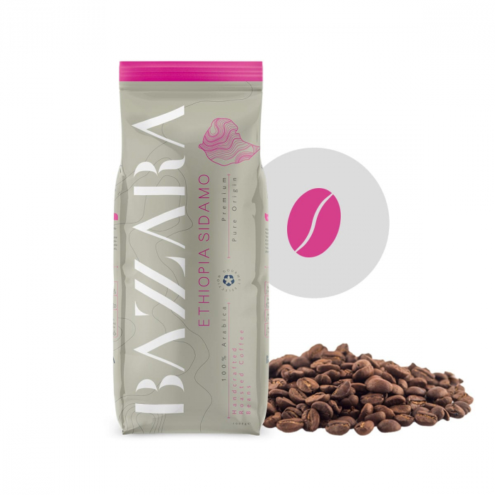 Bazzara Ethiopia Sidamo cafea boabe, 1kg [2]