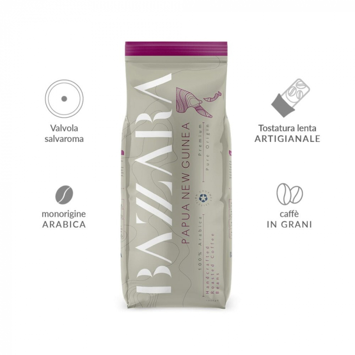 Bazzara Papua New Guinea Cafea boabe 1kg [2]