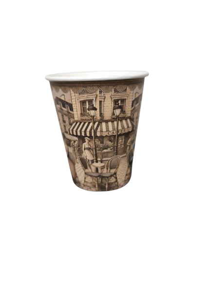 City Pahare carton 8oz - 240 ml, 50 buc [1]