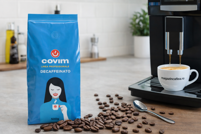 Covim Decaffeinato Cafea boabe 500g [2]