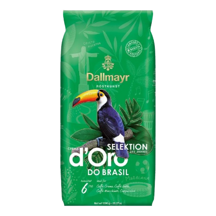 Dallmayr Crema D’Oro do Brasil Selektion des Jahres cafea boabe, 1kg [1]