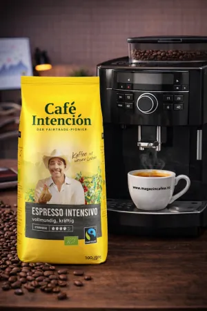 Darboven Cafe Intencion Bio Espresso intensivo Cafea boabe, 1kg [3]
