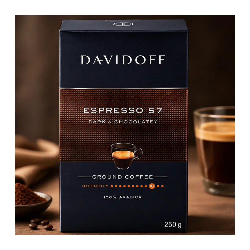 Davidoff Espresso 57 Dark & Chocolatey cafea macinata 250g [3]