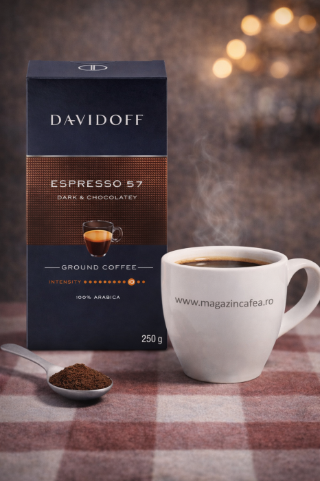 Davidoff Espresso 57 Dark & Chocolatey cafea macinata 250g [2]