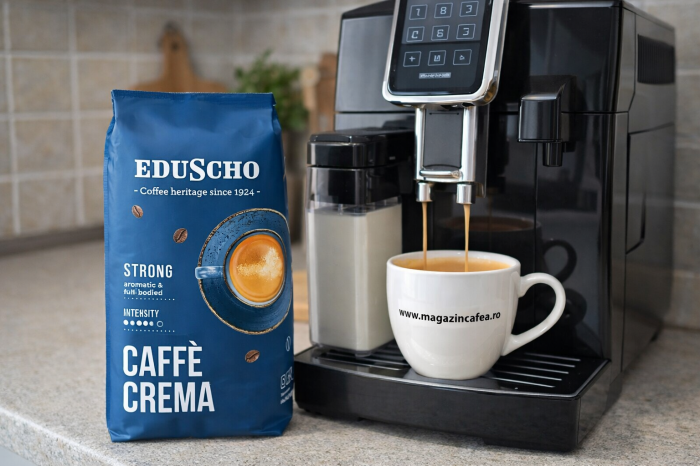 Eduscho Caffe Crema Strong Cafea boabe, 1kg [3]
