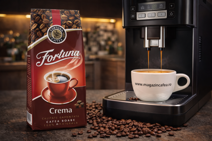 Fortuna Crema cafea boabe 1 Kg [4]