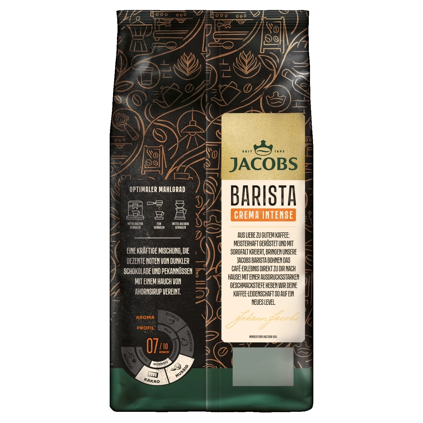 Jacobs Barista Editions Crema Intense Cafea boabe, 1kg [2]