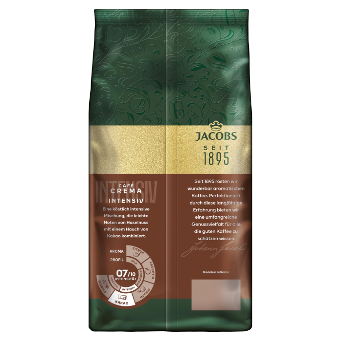 Jacobs Cafe Crema Intense Cafea boabe, 1kg [2]