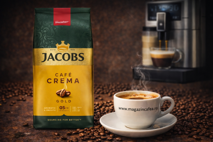 Jacobs Crema Gold Expertenrostung Cafea boabe 1kg [3]