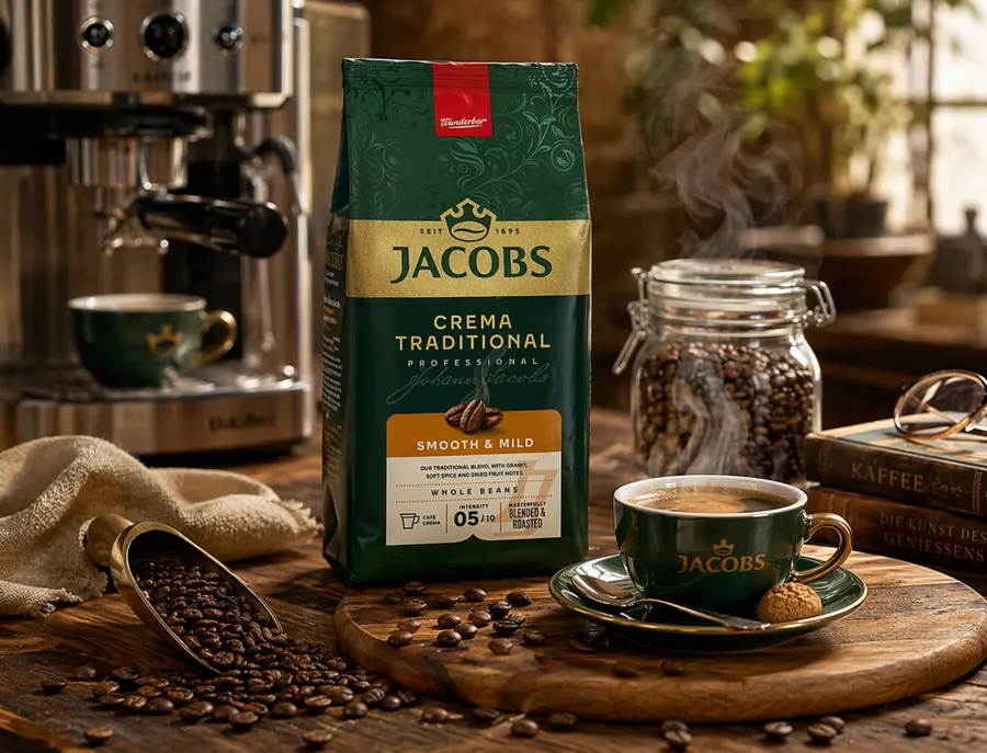 Jacobs Crema Traditional cafea boabe, 1kg [2]