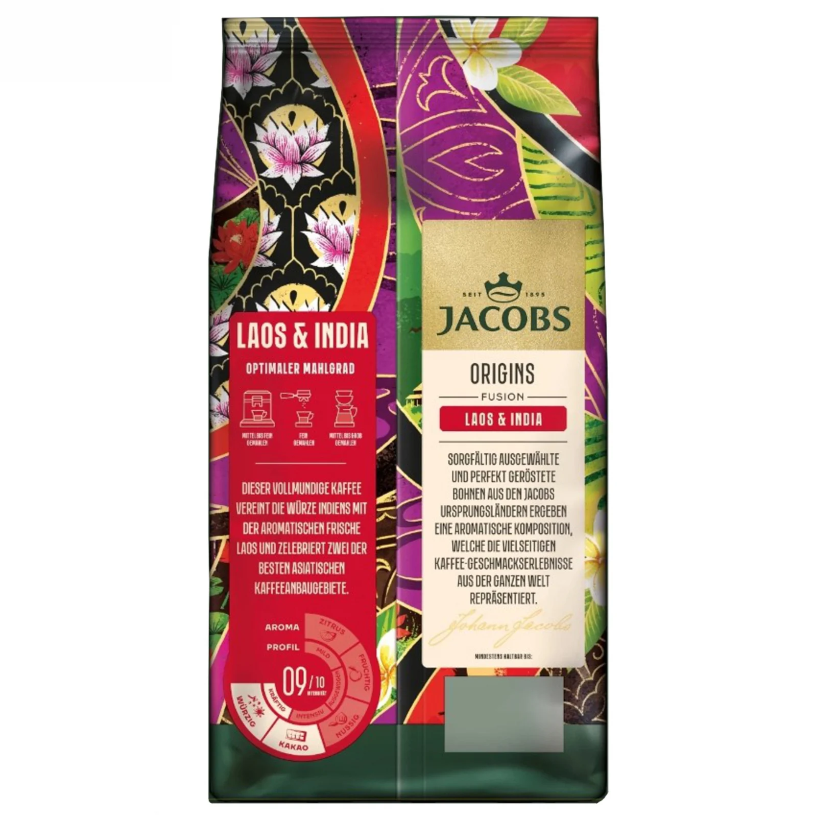 Jacobs Jacobs Origins Laos & India cafea boabe, 1kg [2]