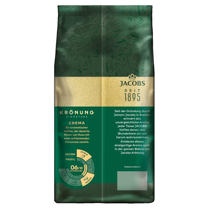 Jacobs Kronung Caffe Crema Cafea boabe, 1kg [3]